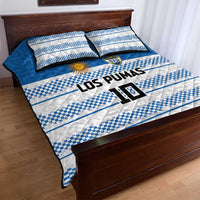 Argentina Rugby Custom Quilt Bed Set Los Pumas Jaguar Race Style - Wonder Print Shop