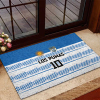 Argentina Rugby Custom Rubber Doormat Los Pumas Jaguar Race Style - Wonder Print Shop