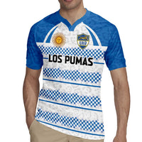 Argentina Rugby Custom Rugby Jersey Los Pumas Jaguar Race Style - Wonder Print Shop