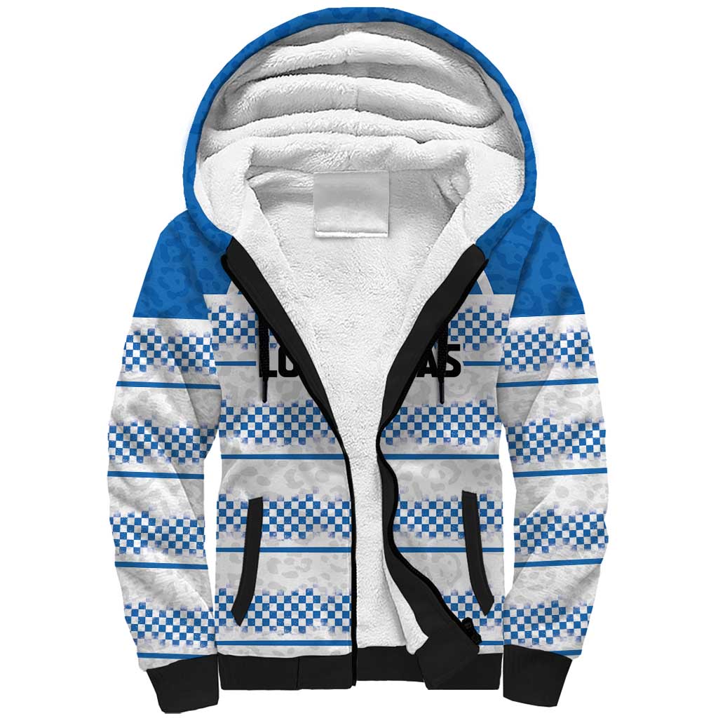 Argentina Rugby Custom Sherpa Hoodie Los Pumas Jaguar Race Style - Wonder Print Shop