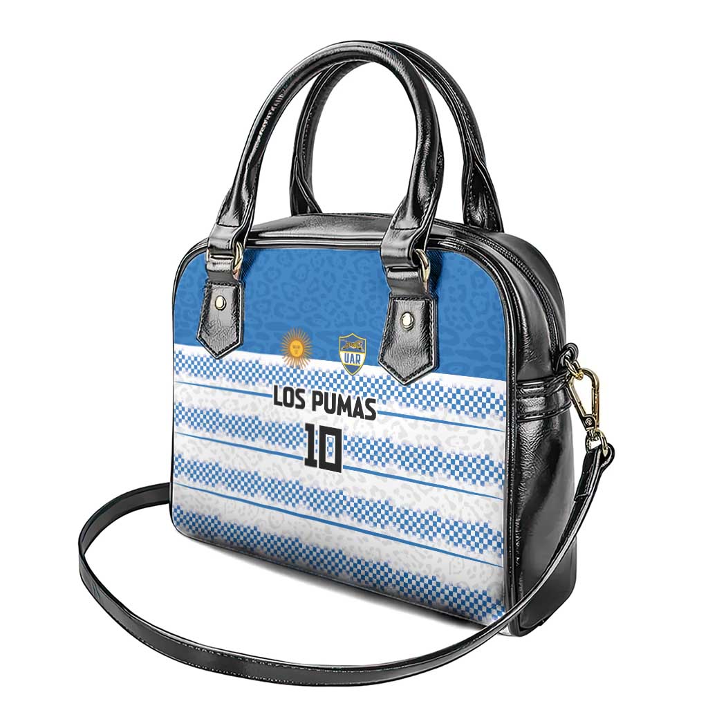 Argentina Rugby Custom Shoulder Handbag Los Pumas Jaguar Race Style - Wonder Print Shop