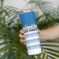 Argentina Rugby Custom Skinny Tumbler Los Pumas Jaguar Race Style - Wonder Print Shop