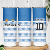 Argentina Rugby Custom Skinny Tumbler Los Pumas Jaguar Race Style - Wonder Print Shop