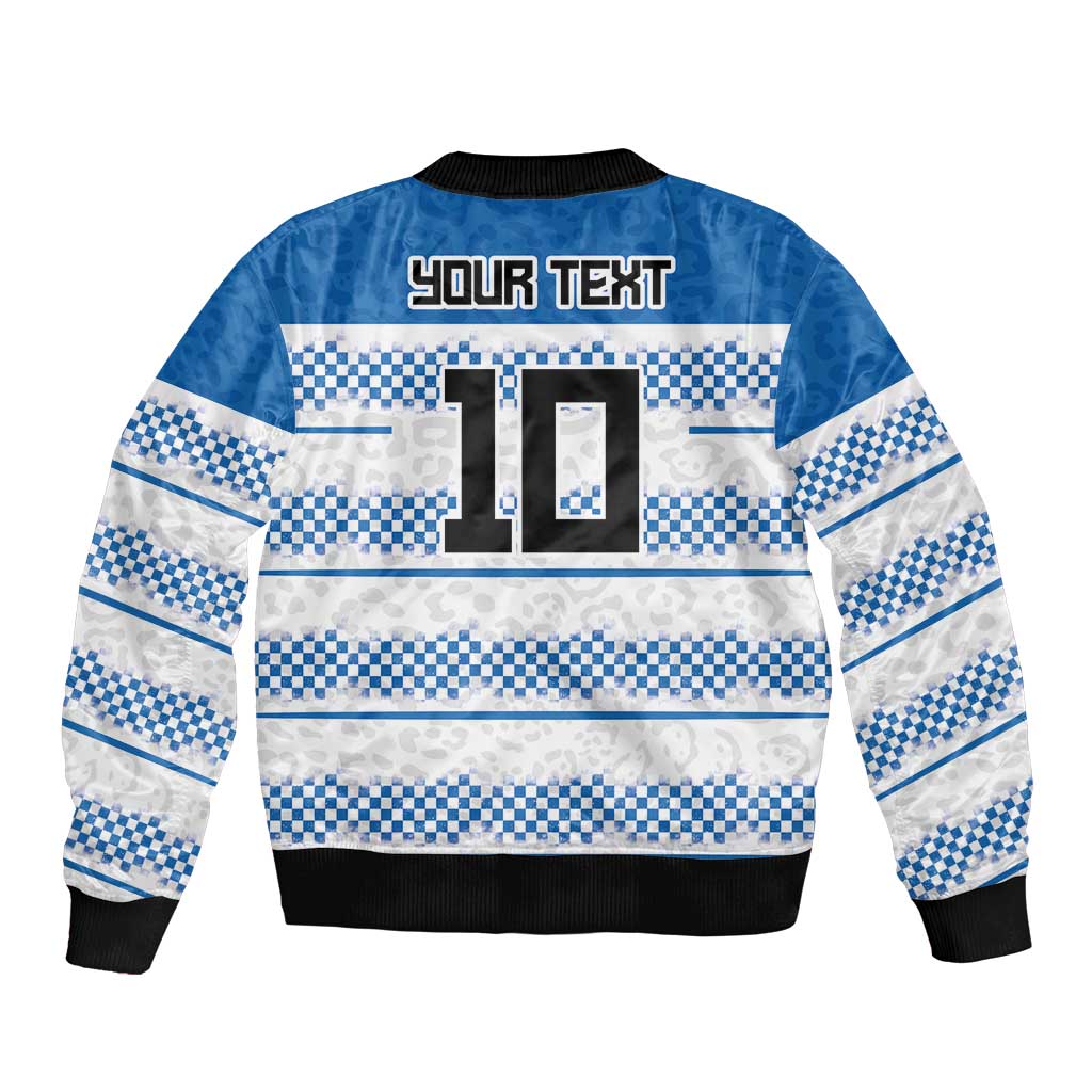 Argentina Rugby Custom Sleeve Zip Bomber Jacket Los Pumas Jaguar Race Style - Wonder Print Shop