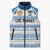 Argentina Rugby Custom Sleeveless Puffer Jacket Los Pumas Jaguar Race Style - Wonder Print Shop