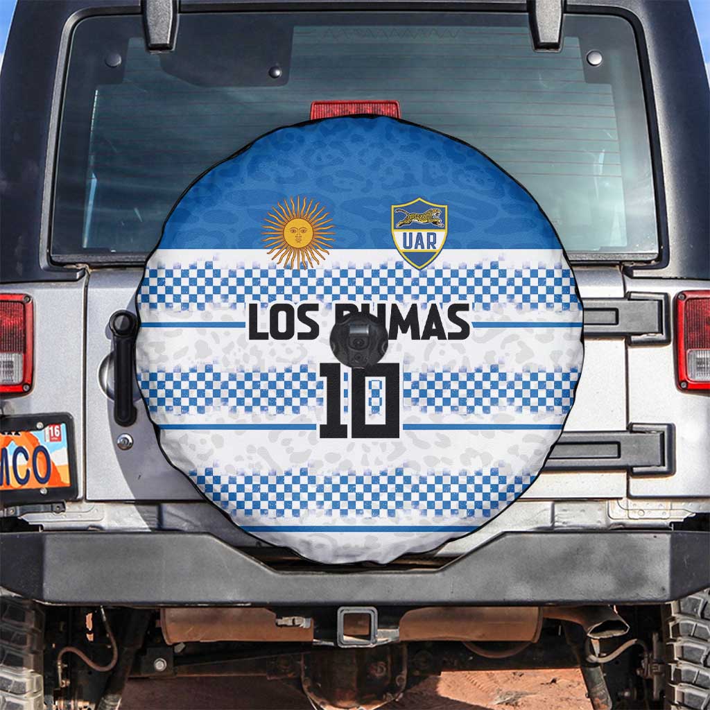 Argentina Rugby Custom Spare Tire Cover Los Pumas Jaguar Race Style - Wonder Print Shop