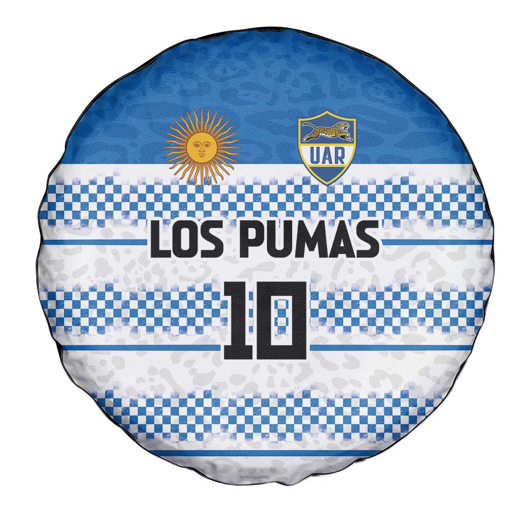 Argentina Rugby Custom Spare Tire Cover Los Pumas Jaguar Race Style - Wonder Print Shop