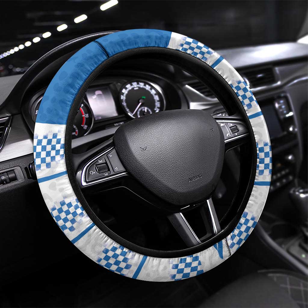 Argentina Rugby Steering Wheel Cover Los Pumas Jaguar Race Style - Wonder Print Shop