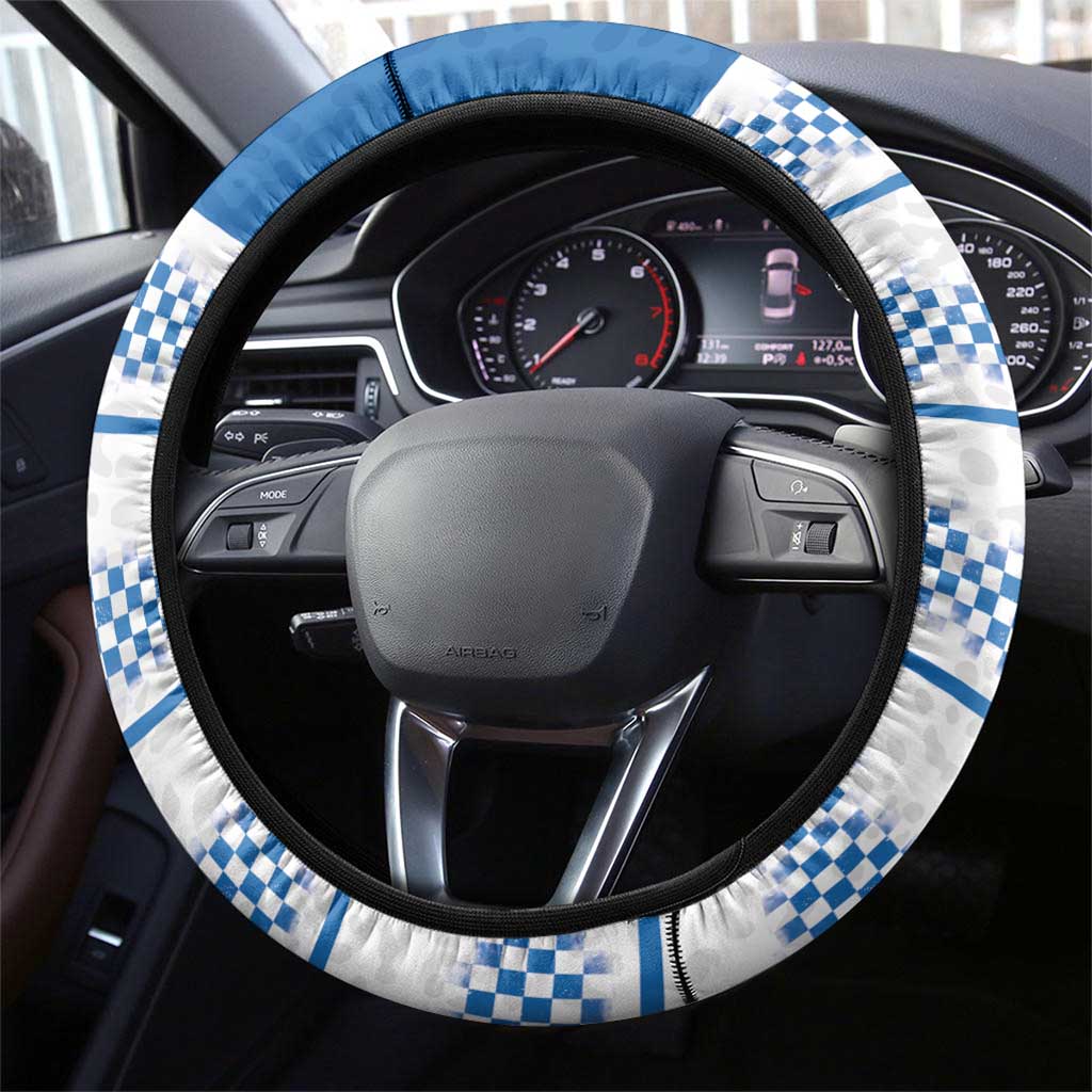Argentina Rugby Steering Wheel Cover Los Pumas Jaguar Race Style - Wonder Print Shop