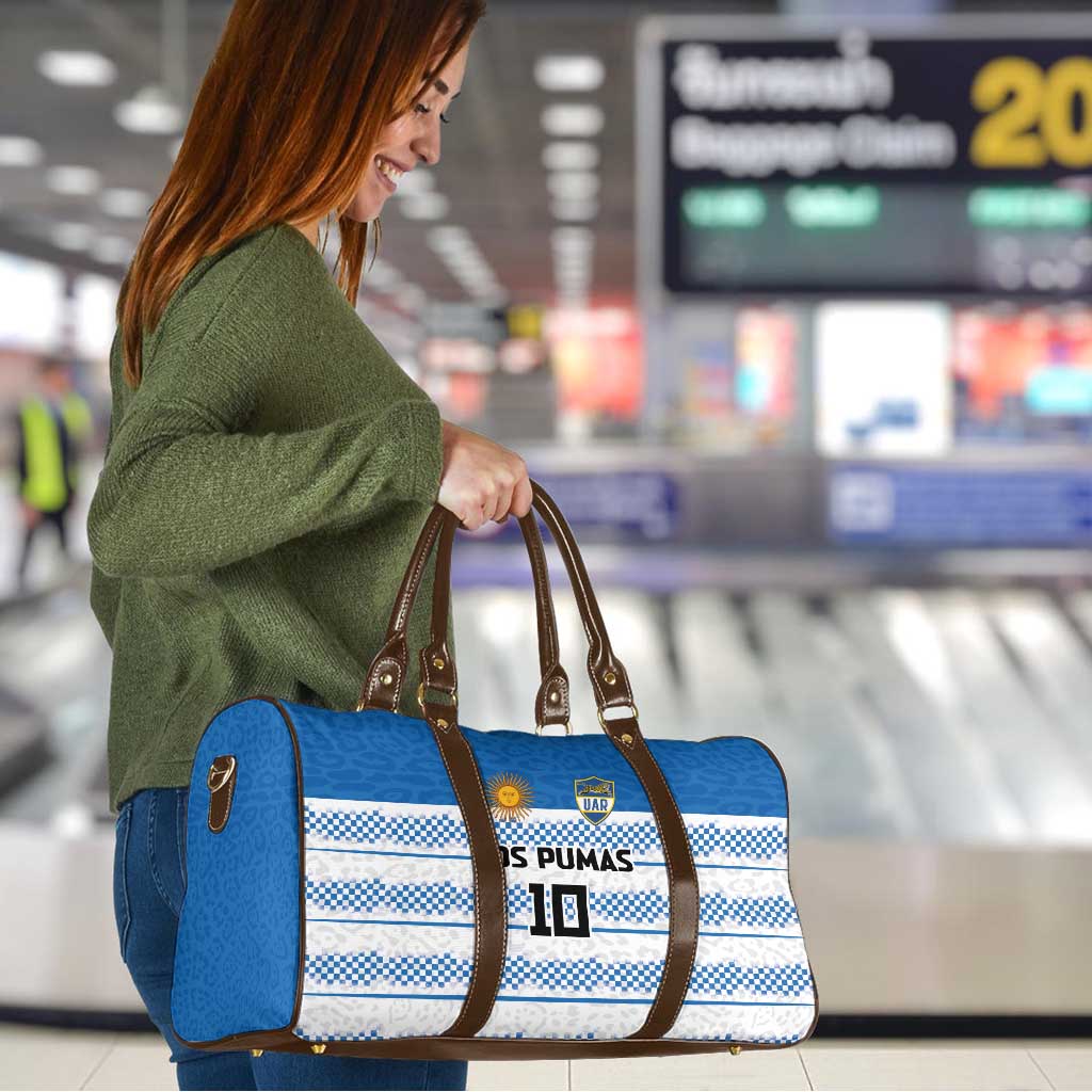 Argentina Rugby Custom Travel Bag Los Pumas Jaguar Race Style - Wonder Print Shop