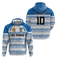 Argentina Rugby Custom Zip Hoodie Los Pumas Jaguar Race Style - Wonder Print Shop