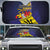 Barbados Independence Day Auto Sun Shade Coat of Arms with Freedom Emblems - Wonder Print Shop