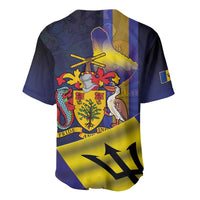 Barbados Independence Day Baseball Jersey Coat of Arms with Freedom Emblems - Wonder Print Shop