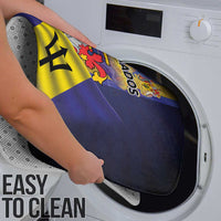 Barbados Independence Day Bathroom Set Coat of Arms with Freedom Emblems - Wonder Print Shop