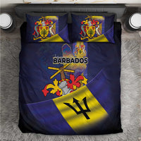 Barbados Independence Day Bedding Set Coat of Arms with Freedom Emblems - Wonder Print Shop
