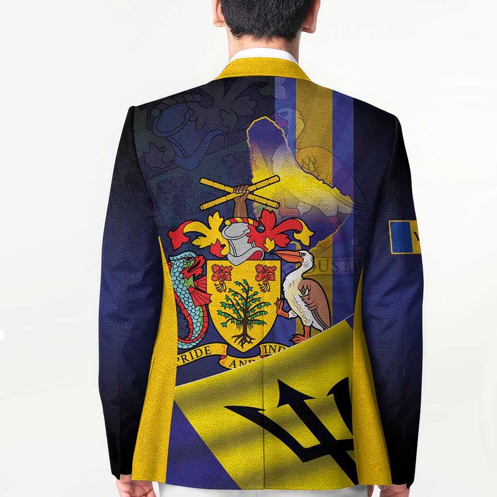 Barbados Independence Day Blazer Coat of Arms with Freedom Emblems - Wonder Print Shop