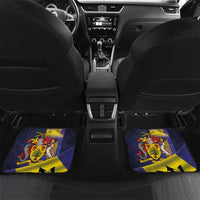 Barbados Independence Day Car Mats Coat of Arms with Freedom Emblems - Wonder Print Shop