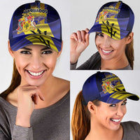 Barbados Independence Day Classic Cap Coat of Arms with Freedom Emblems - Wonder Print Shop