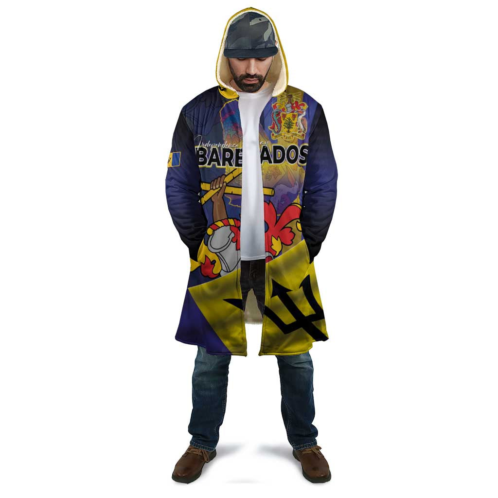 Barbados Independence Day Cloak Coat of Arms with Freedom Emblems - Wonder Print Shop