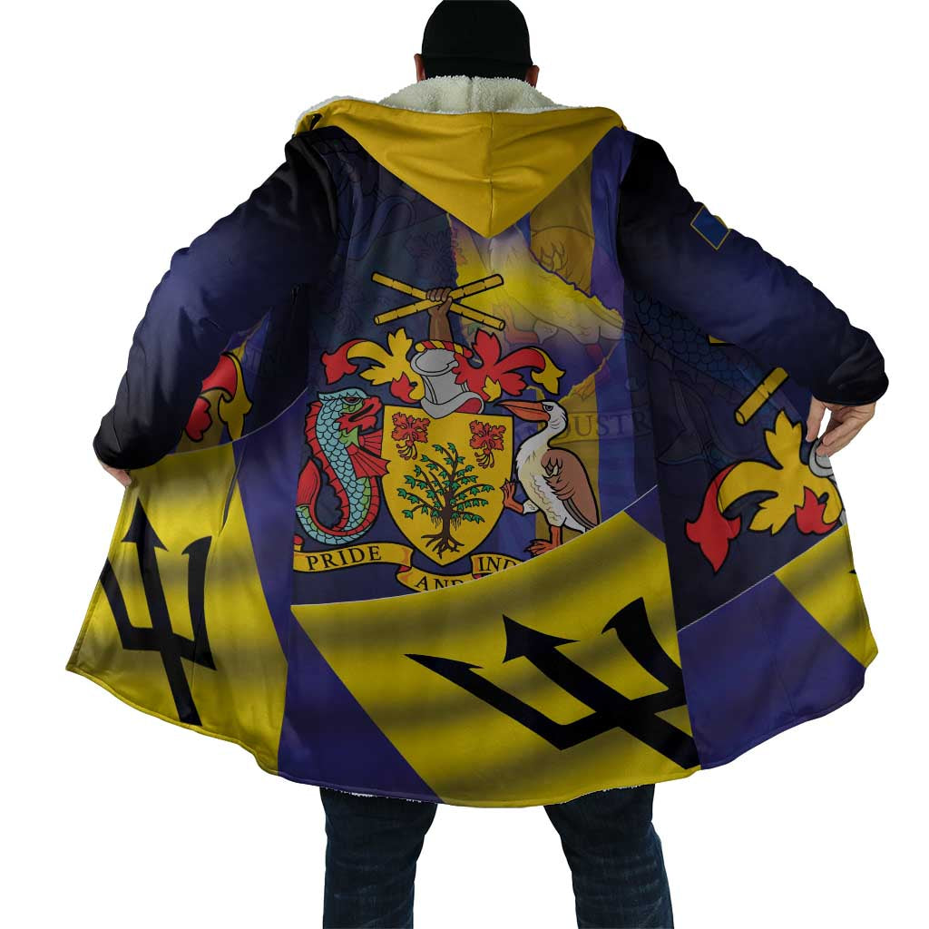 Barbados Independence Day Cloak Coat of Arms with Freedom Emblems - Wonder Print Shop