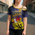 Barbados Independence Day Cross Shoulder Shirt Coat of Arms with Freedom Emblems - Wonder Print Shop