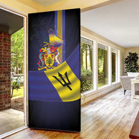 Barbados Independence Day Door Cover Coat of Arms with Freedom Emblems - Wonder Print Shop