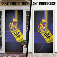 Barbados Independence Day Door Cover Coat of Arms with Freedom Emblems - Wonder Print Shop