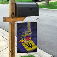 Barbados Independence Day Garden Flag Coat of Arms with Freedom Emblems - Wonder Print Shop
