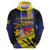 Barbados Independence Day Hoodie Coat of Arms with Freedom Emblems - Wonder Print Shop