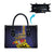 Barbados Independence Day Leather Bag Coat of Arms with Freedom Emblems - Wonder Print Shop