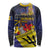 Barbados Independence Day Long Sleeve Shirt Coat of Arms with Freedom Emblems - Wonder Print Shop