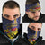 Barbados Independence Day Neck Gaiter Coat of Arms with Freedom Emblems - Wonder Print Shop
