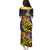 Barbados Independence Day Puletasi Coat of Arms with Freedom Emblems - Wonder Print Shop
