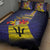 Barbados Independence Day Quilt Bed Set Coat of Arms with Freedom Emblems - Wonder Print Shop