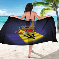 Barbados Independence Day Sarong Coat of Arms with Freedom Emblems - Wonder Print Shop