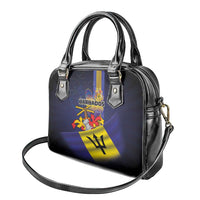 Barbados Independence Day Shoulder Handbag Coat of Arms with Freedom Emblems - Wonder Print Shop