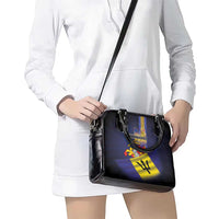 Barbados Independence Day Shoulder Handbag Coat of Arms with Freedom Emblems - Wonder Print Shop