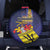 Barbados Independence Day Spare Tire Cover Coat of Arms with Freedom Emblems - Wonder Print Shop