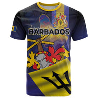 Barbados Independence Day T Shirt Coat of Arms with Freedom Emblems - Wonder Print Shop