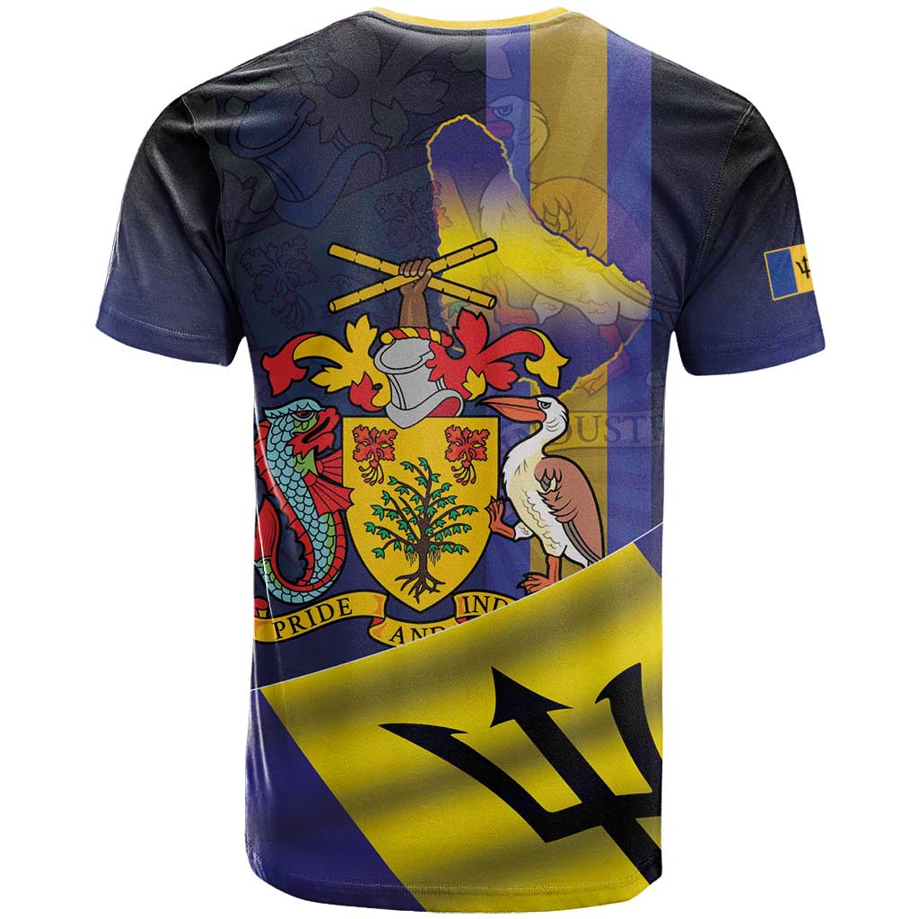 Barbados Independence Day T Shirt Coat of Arms with Freedom Emblems - Wonder Print Shop