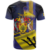 Barbados Independence Day T Shirt Coat of Arms with Freedom Emblems - Wonder Print Shop
