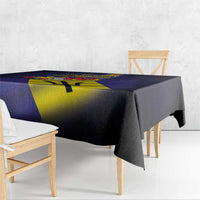 Barbados Independence Day Tablecloth Coat of Arms with Freedom Emblems - Wonder Print Shop