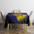 Barbados Independence Day Tablecloth Coat of Arms with Freedom Emblems - Wonder Print Shop