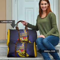 Barbados Independence Day Travel Bag Coat of Arms with Freedom Emblems - Wonder Print Shop