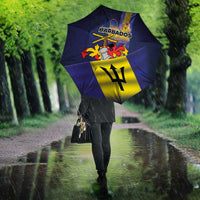 Barbados Independence Day Umbrella Coat of Arms with Freedom Emblems - Wonder Print Shop