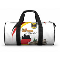 German Unity Day Duffle Bag Deutschland-Brandenburg Gate with Map