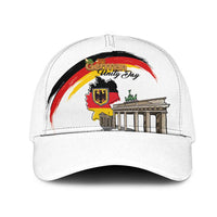 German Unity Day Mesh Trucker Cap Deutschland-Brandenburg Gate with Map