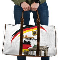 German Unity Day Travel Bag Deutschland-Brandenburg Gate with Map