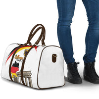 German Unity Day Travel Bag Deutschland-Brandenburg Gate with Map
