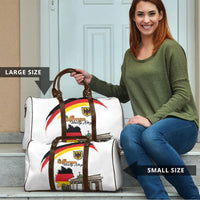 German Unity Day Travel Bag Deutschland-Brandenburg Gate with Map